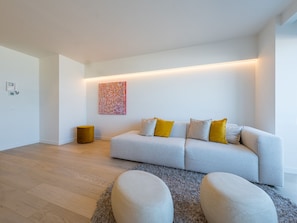 Apartment | Living area - Beautiful Apartment With Direct sea View (Middelkerke)