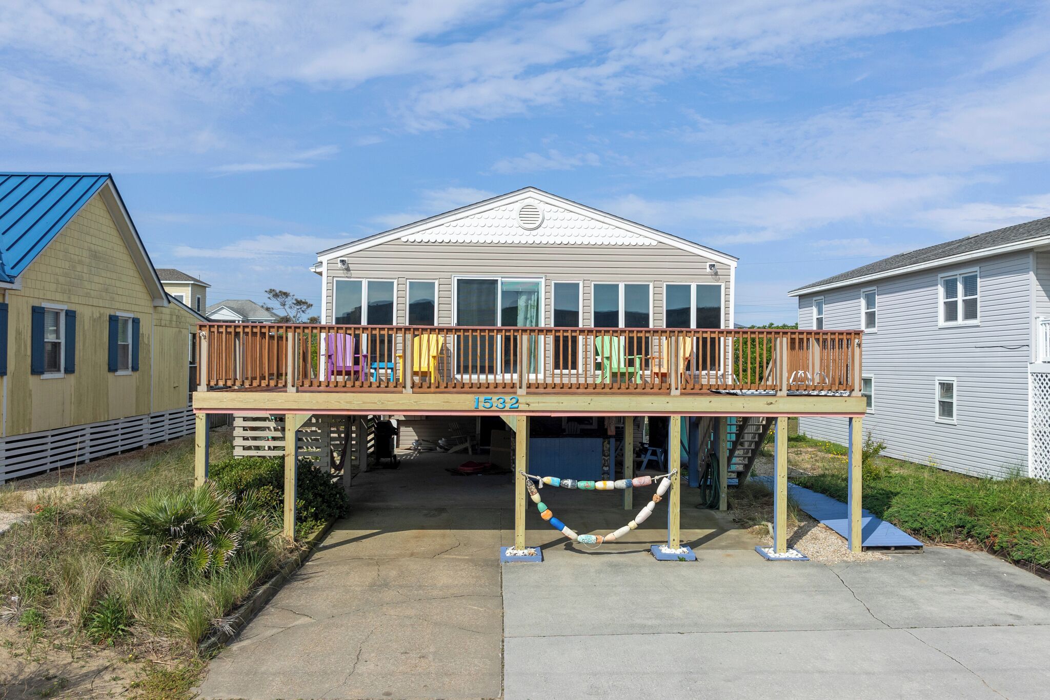 Tiki Tides: Semi-Oceanfront | 250 Ft. to Beach Access