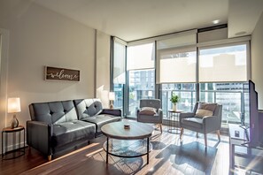 Apartment, 2 Bedrooms | Living area | Smart TV, streaming services