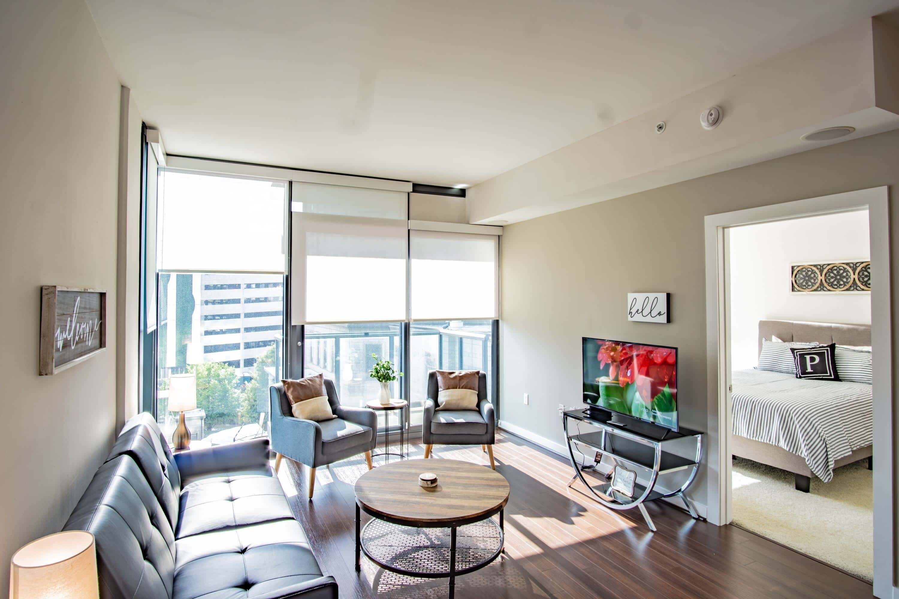 Departamento, 2 habitaciones | Área de sala de estar