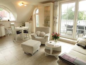 Living area - Apartment Evening sun (Zingst)