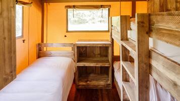 3 bedrooms, individually furnished, bed sheets