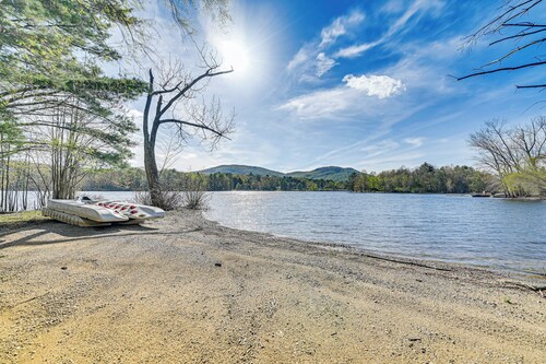 Fire Pit + Beach Access: Quiet Northville Retreat