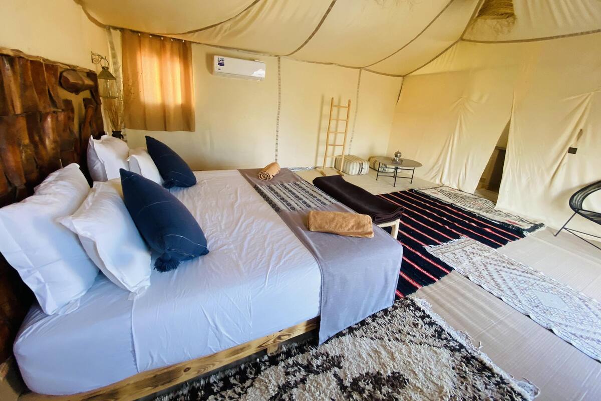 Luxury-Zelt | 1 Schlafzimmer, kostenloses WLAN, Bettwäsche