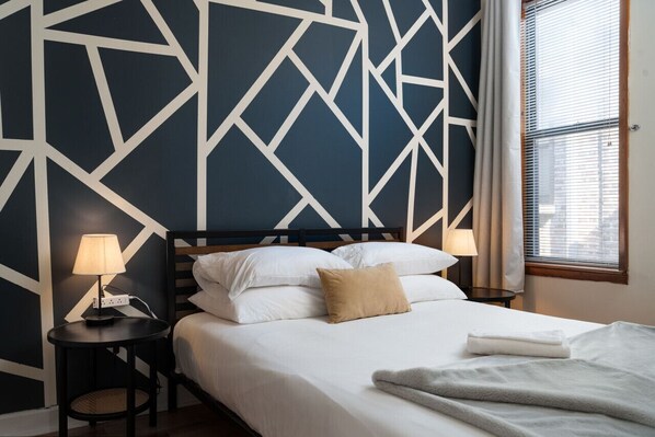 2 bedrooms, desk, iron/ironing board, free WiFi