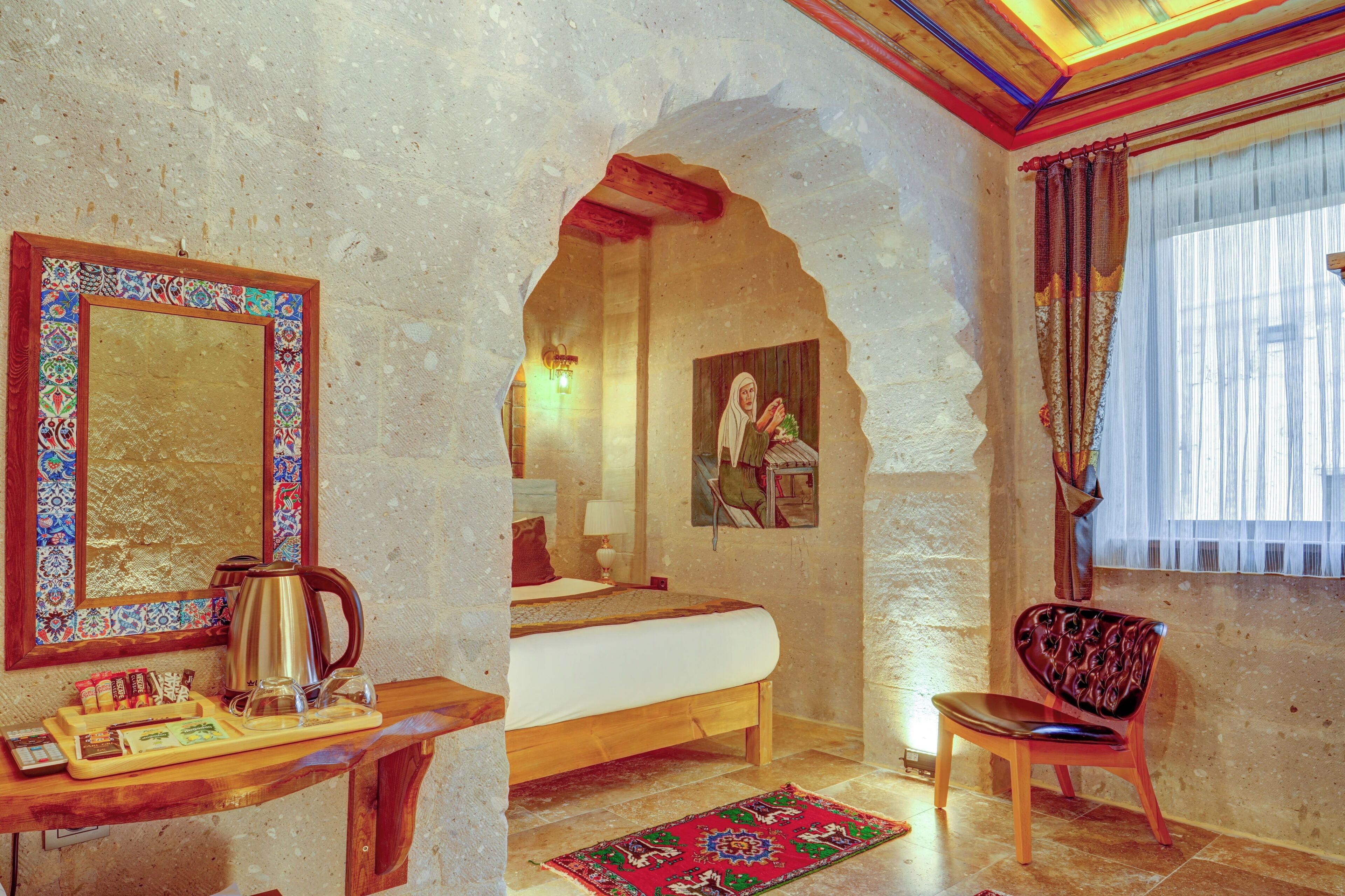 Ropa de cama de alta calidad y minibar 