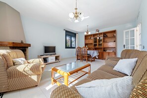 Fernseher, Kamin