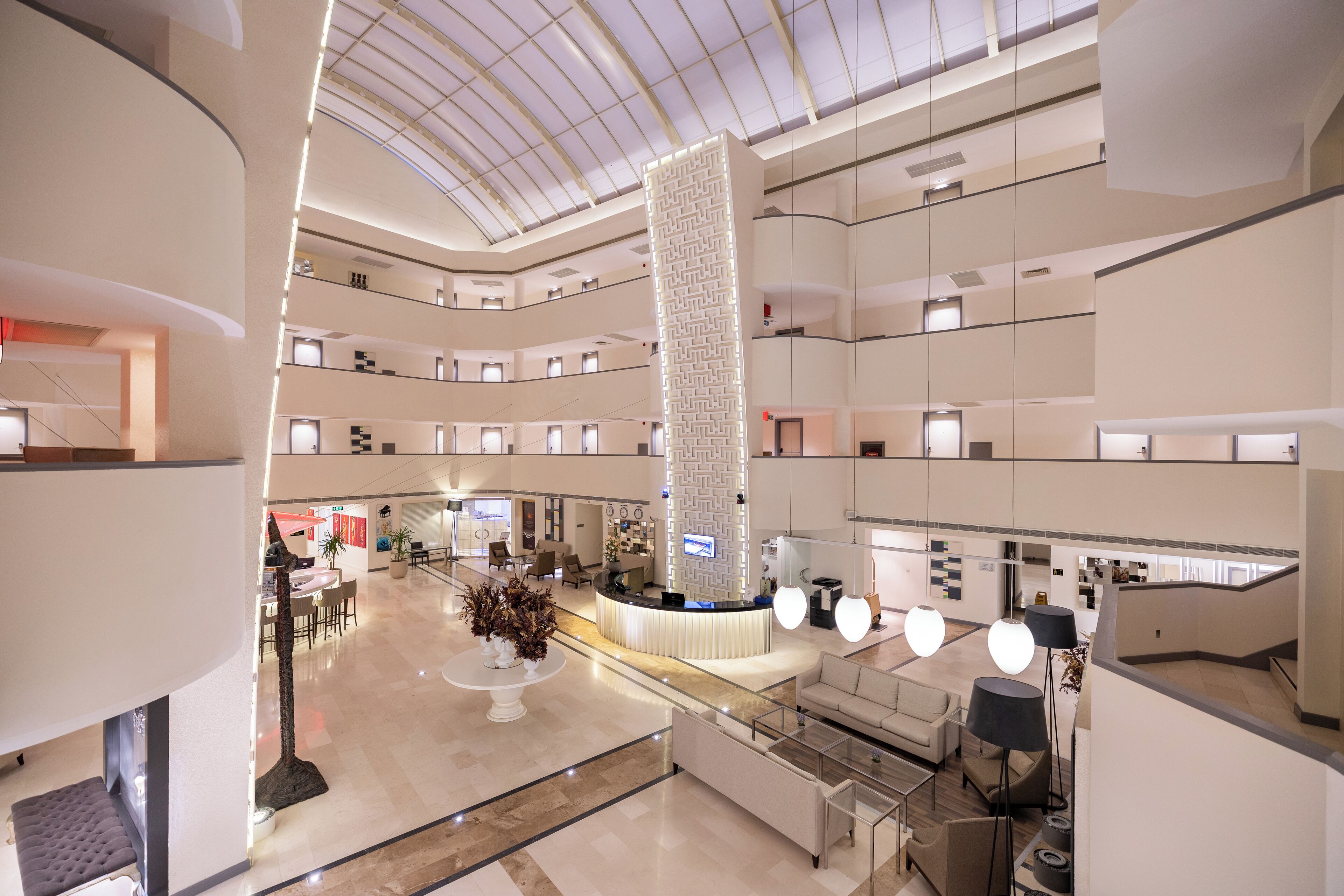 Zona de estar del vestíbulo