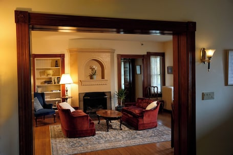 Área de sala de estar. Meredith Inn