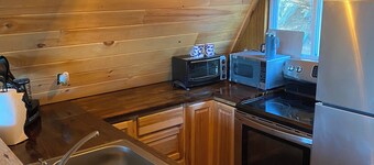 Escape to a 2 Cabin Waterfront Property on George's Pond, Franklin