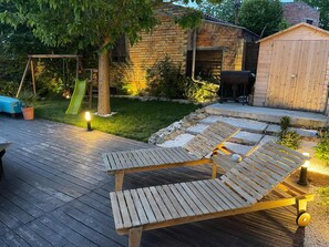 Terrace/patio - Holiday Home 'Villa Avec Piscine Soupex' with Private Pool, Private Terrace and Wi-Fi (Soupex)