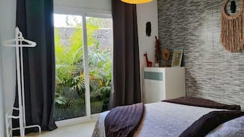 1 makuuhuone, silitysrauta/-lauta, ilmainen Wi-Fi, vuodevaatteet