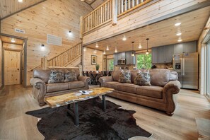 スマートテレビ、暖炉、テレビゲーム