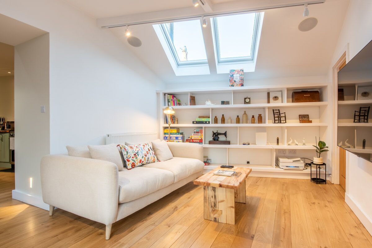 TV connectée, cheminée