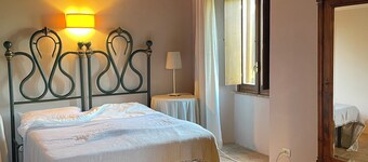 5 bedroom villa with heated pool and air conditioning set in landscaped garden.