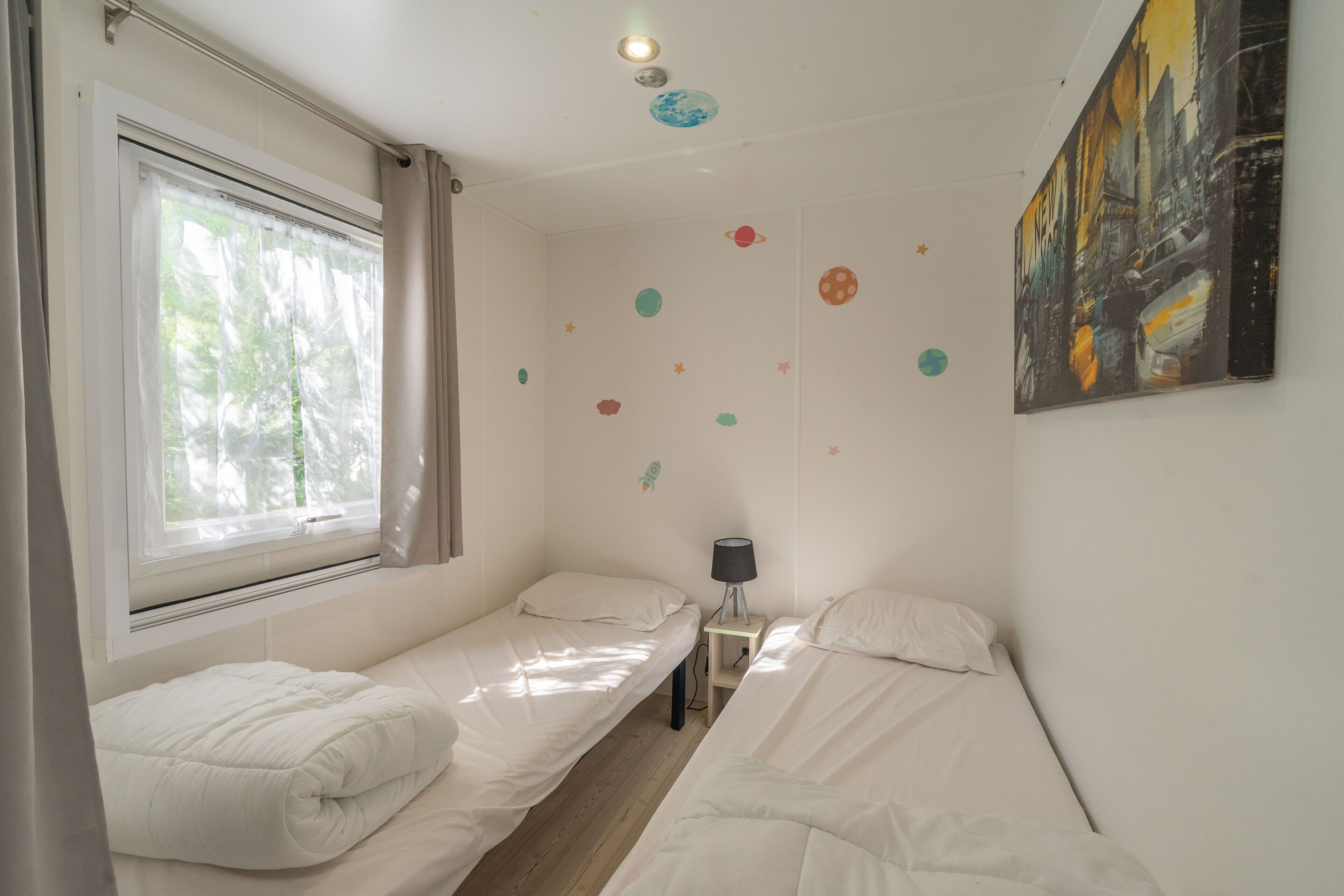 2 slaapkamers, een strijkplank/strijkijzer