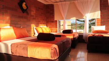 Classic Quadruple Room, Balcony, Garden View | WiFi (free)