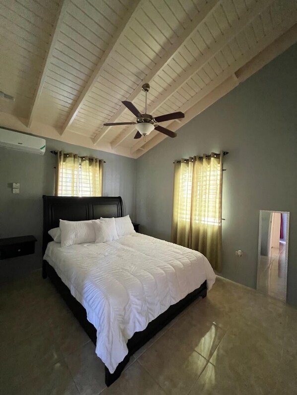 2 bedrooms, in-room safe, iron/ironing board, WiFi