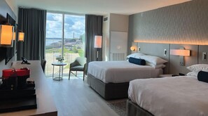 Grand-Doppelzimmer, 2 Queen-Betten, Nichtraucher, Flussblick
