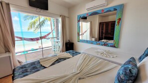 Triple Room, Sea View | Minibar, free WiFi, bed sheets - Pousada Casa da Sogra (Cairu)