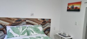 1 bedroom, iron/ironing board, bed sheets