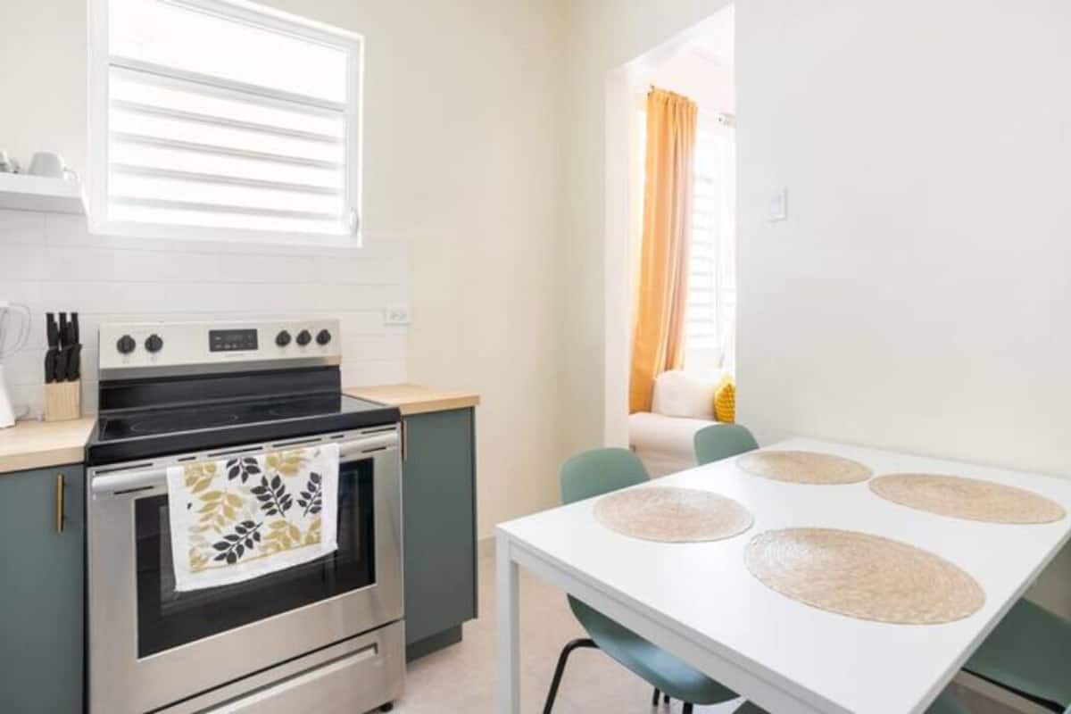 Standard Apartment, Kitchen | 2 bedrooms, premium bedding, in-room safe, individually decorated