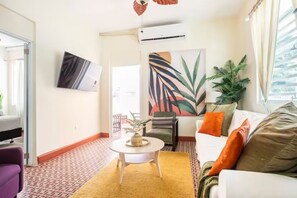 Signature Apartment, Balcony, Ground Floor | Premium bedding, in-room safe, individually decorated