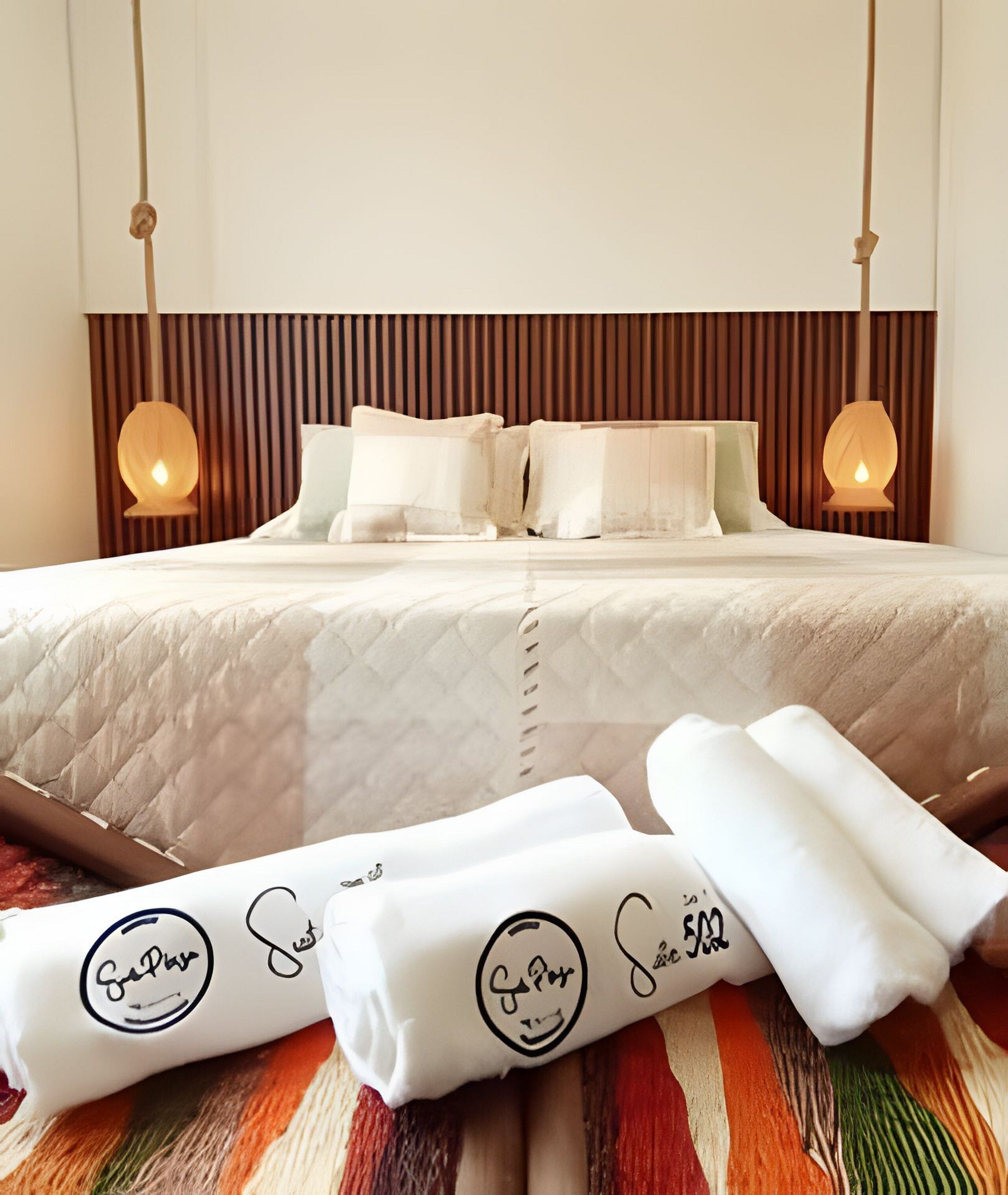 Apartemen Basic | 2 kamar tidur, Wi-Fi gratis, dan seprai linen