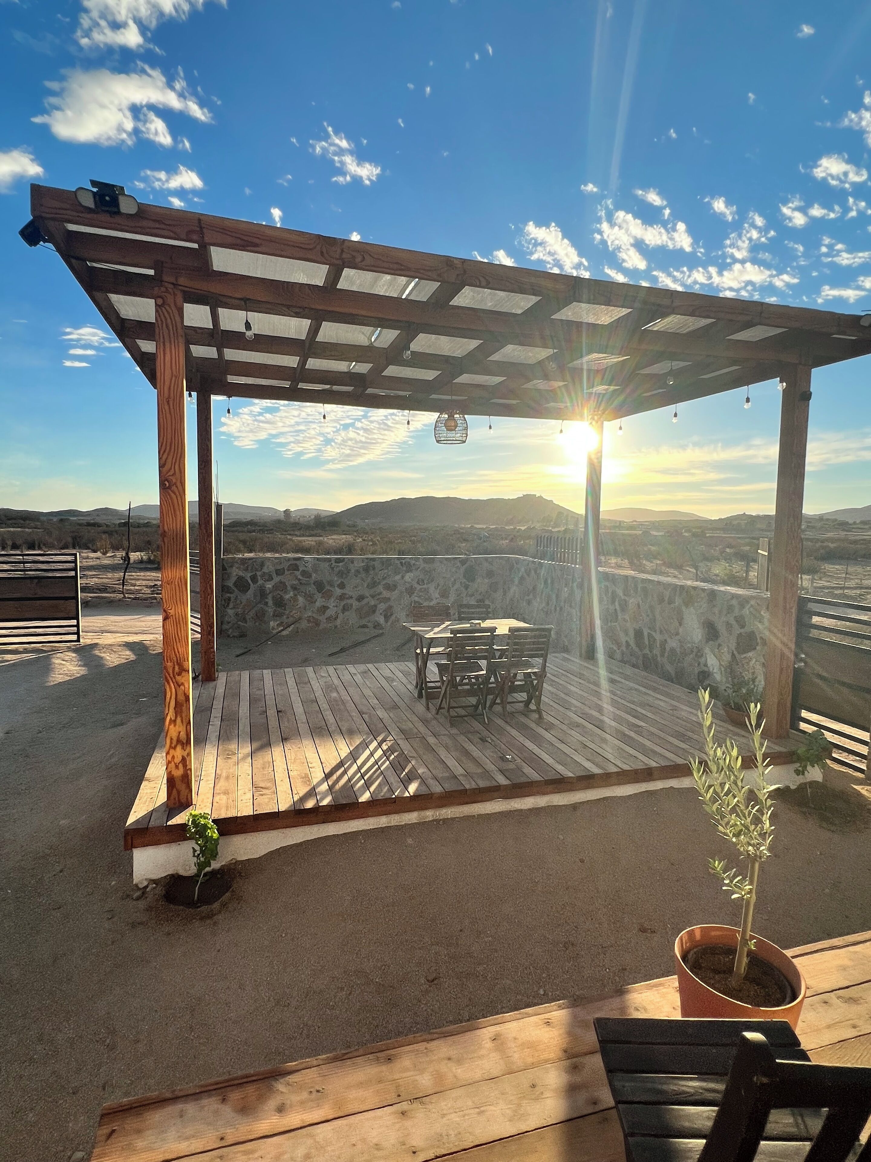 Udendørs spisemuligheder