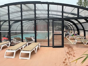 Indoor pool, outdoor pool