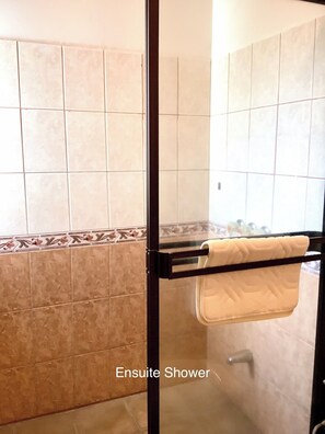Shower, towels, toilet paper - Beautiful Ocean View, steps to the Beach, 3 Pools, Los Almendros #31 (Playa Ocotal)
