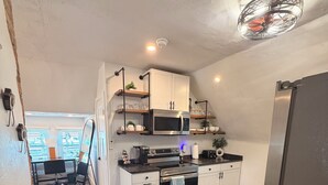 Coffee/tea maker, fridge, microwave, oven - One of the oldest houses in Butler, with an updated vibe. (Butler)