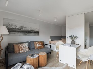 Living area - Holiday Apartment Cabin 53deg (Juist)