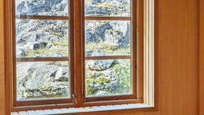 A window with a view of rocky terrain. - 4 Star Holiday Home in Jorlanda (Jorlanda)
