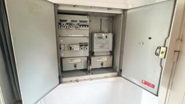 A utility room with electrical panels and equipment. - 4 Person Holiday Home in Romo (Rømø)