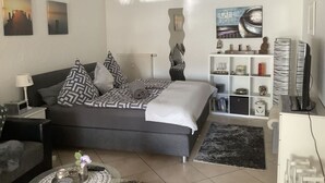 Ferienhaus | Bügeleisen/Bügelbrett, individuell eingerichtet