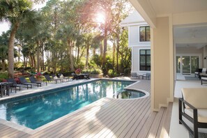 Una piscina climatizada