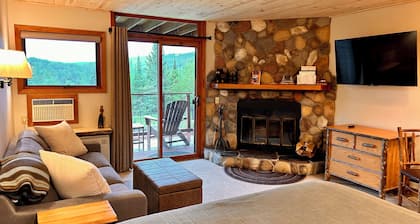 Newly Remodeled Fireplace Studio Ski-in/Ski-Out Condo-Balcony, Pool & Hot Tub