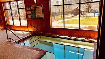 Indoor pool, outdoor pool