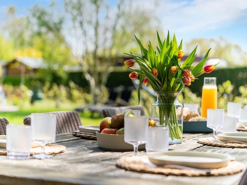 Luxury Chalet Near Ouddorp With Garden