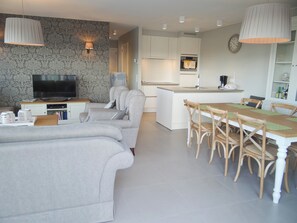 Appartement | Coin séjour | Cheminée