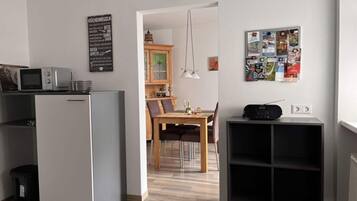 Apartment | Private kitchen | Oven, electric kettle, toaster