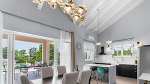 House | Dining - Modern Villa With Swimming Pool and Fenced Garden (Zminj)