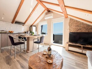 Living room - Apartments Bella Vista - One Bedroom Apartment With Sea View (Kastav)