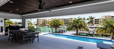 屋外プール、温水プール