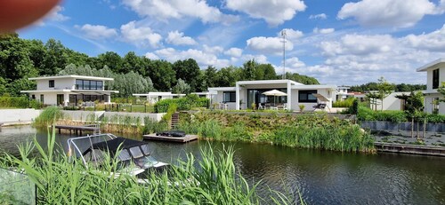 Water Villa With Jetty and 3 Leisure Boats