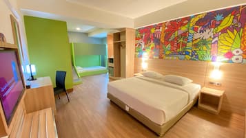 1 chambre, bureau, rideaux occultants, Wi-Fi gratuit