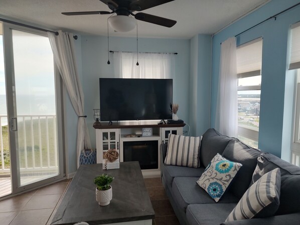 スマートテレビ、暖炉