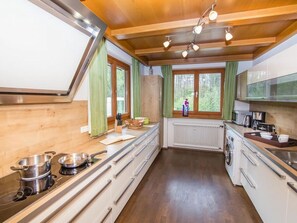 Apartment | Private kitchen - Holiday Home Landhaus Prielau (Maishofen)