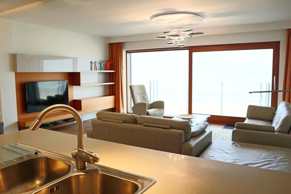 Apartment | Living room - Apartment in Nieuwpoort Near the Marina (Nieuwpoort)